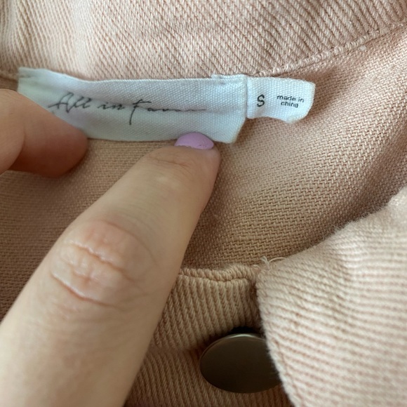 Nordstrom Pink Button Up Short Sleeve Romper S - Picture 4 of 6